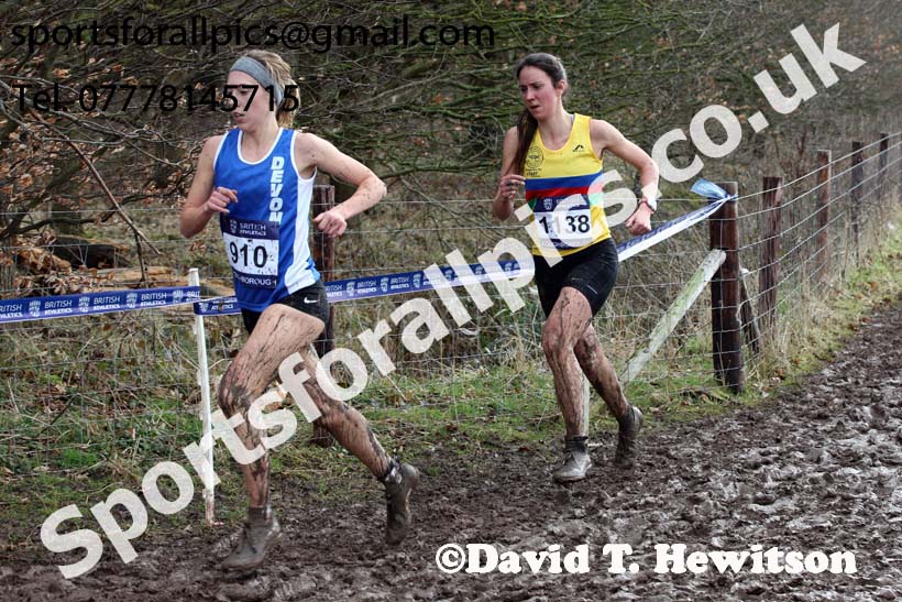 Senior womens 2018 British Inter Counties Cross Country Champs., Prestwold Hall, Loughborough. Photo: David T. Hewitson/Sports for All Pics